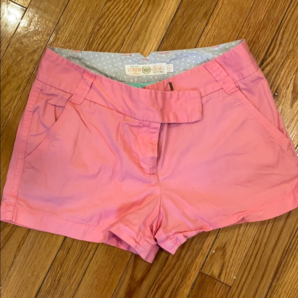 JCrew Salmon/Pink Chino Shorts